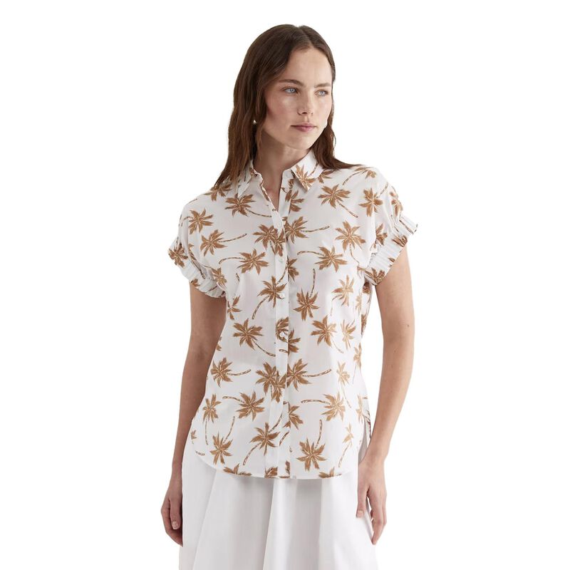 Sportscraft Palm SS Lily Voile Shirt image number 0